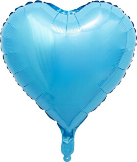 Fóliový balónek Srdce světle modrá - Moje party