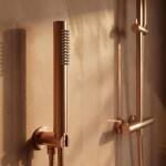 REA - Sprchová hlavice JS-018 BRUSH COPPER REA-07053