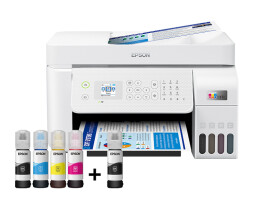 Epson EcoTank L5296 bílá / Ink. multifunkce / A4 / 33ppm / 5760x1440dpi / tisk sken. kop. fax / USB Wi-Fi LAN (C11CJ65404)