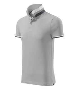 Collar Up polokošile pánská silver gray 3XL
