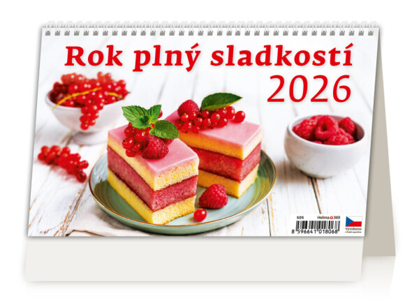 Stolní kalendář 2026 Helma - Rok plný sladkostí