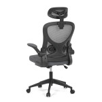 Kancelářská židle, houpací mechanismus, šedá, KA-K2021 GREY
