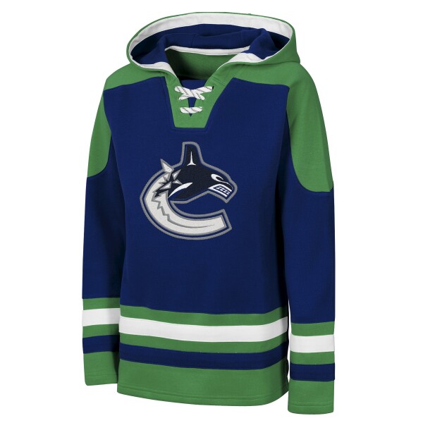 Outerstuff Dětská mikina Vancouver Canucks NHL Ageless Must Have – Home Pullover Velikost: Dětské XL (170 – 176)