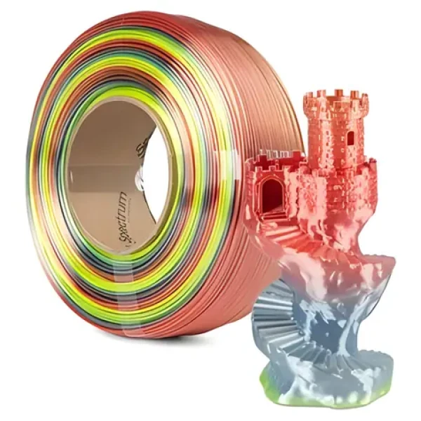 Spectrum ReFill PLA Silk Rainbow fusion / Tisková struna / 1,75 mm / 1 kg (81284)