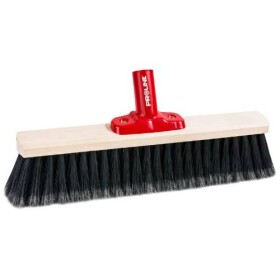 Smeták plastový, 40 cm, vlas 8 cm, click, černý, PROLINE
