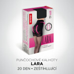 EVONA a.s. Zeštíhlující punčochové kalhoty LARA 999 černé - LARA 999 176-108