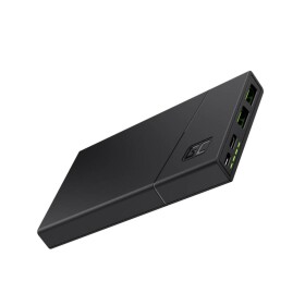 Green Cell GC PowerPlay10S černá / Power banka / 10000mAh / 2x USB-A / 2x USB-C / PD / 18W (PBGC02S)