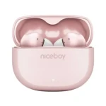 Niceboy Pods 4 růžová / Bezdrátová sluchátka s mikrofonem / Bluetooth 5.0 / IPX5 / nabíjecí pouzdro (pins-4-pink)