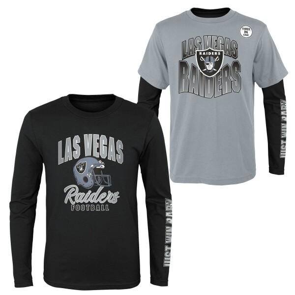 Outerstuff Dětské tričko Las Vegas Raiders NFL Game Day 3-in-1 Combo Shirt (YOUTH)