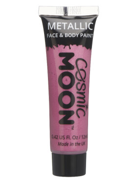 Ptakoviny.cz Líčidlo na obličej a tělo - Cosmic Moon Metallic - růžové 12 ml