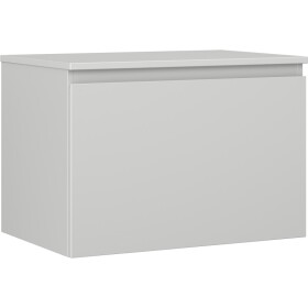 MEXEN/S - Orio koupelnová skříňka pod umyvadlo 70 cm s deskou, 1 šuplík, šedá mat 91A10-07047-1-BFC62