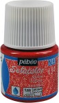 Pébéo Barva na textil Setacolor Light glitter 45 ml - Červená rubínová 203