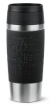 Emsa Travel Mug Classic 0,36 l černá / Termohrnek / nerezová ocel / 4 h teplo, 8 h chlad (N2020200)