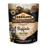 Carnilove Dog Pouch Paté Buffalo & Rose Petals 300g + Množstevní sleva