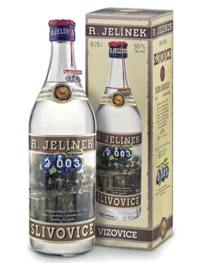 Jelínek Slivovice 2003 Jubilejní / Ovocná pálenka / Ročník 2003 / 53 % obj. / 0,7 l (8594000872887)