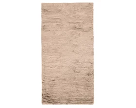 Koberec Bobs 160x230 cm, béžová imitace králičí kožešiny