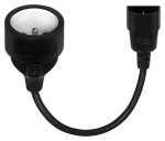 SAVIO CL-180 / Napájecí adaptér / IEC C14 (M) - CEE 7/5 (E) / 15 cm (SAVKABELCL-180)