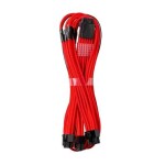 CableMod PRO ModMesh RT-Series Kabel 8-pin PCIE Trojtý pro ASUS Seasonic 60cm / červená (CM-PRTS-16P3-N60KR-5PC-R)