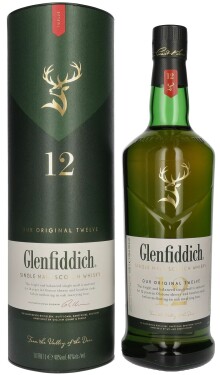 Glenfiddich 12y 40% 1 l (tuba)