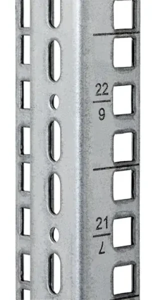 Triton vertikální lišta 22U / čtvercový otvor 9,5x9,5mm (RAX-VL-X22-X1)