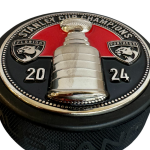 Mustang Puk Florida Panthers NHL Stanley Cup Champions Ultra 3D Medallion Puck with Stand