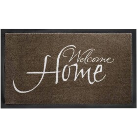 Siena HOME 555-1-441-517 Rohožka 45 x 75 cm Peva Welcome taupe (d x š) 75 cm x 45 cm 1 ks