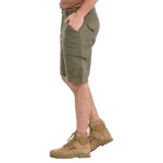 Bushman Pánské kapsáčové kraťasy Cubal, tmavá khaki 48