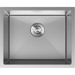 MEXEN - Trixo ocelový dřez 1-bowl 540 x 440 mm, nerez 6414541000-01