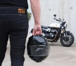 Pánské kalhoty Trilobite Parado doublelayer Aaaa slim fit men jeans black level 2 (zkrácené) - 46 / černá