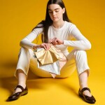 Taštičky na zip 3 ks LOQI METALLIC Tone in Tone