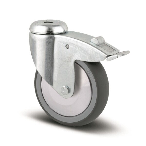 Tente Přístrojové kolečko 100 mm,otočné s brzdou 770