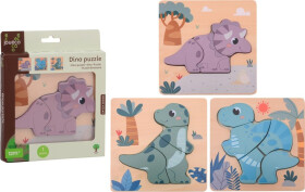 Dřevěné puzzle Dino Jouéco® - Johntoy