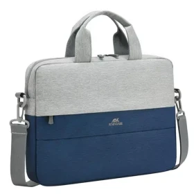 Riva Case 7522 Prater šedo-modrá / Brašna na notebook / 14" / recyklovaný polyester (7522 GREY/DARK BLUE)
