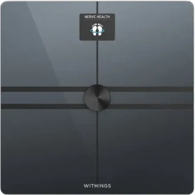 Withings Body Comp černá / Chytrá osobní váha / nosnost 200kg / Bluetooth / WiFi (WBS12-Black-All-Inter)
