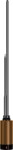 DEANTE - Silia matte brown topné těleso, pro koupelnové topení - 400 w; AGI_C401