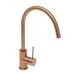 Dřezová baterie SAT Aurum s otočným ramínkem broušená rose gold SATBAUR280BRG SATBAUR280BRG