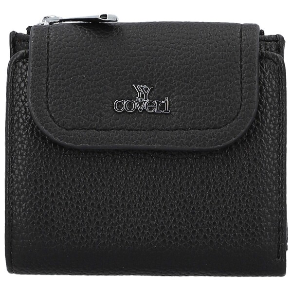 Trendy dámská mini koženková peněženka Coveri Bobbi, černá