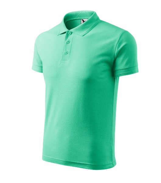 Pique Polo polokošile pánská mátová XL