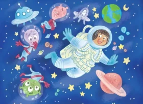Clementoni PUZZLE Povolání: Astronaut