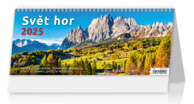Stolní kalendář 2025 Helma - Plánovací - Svět hor