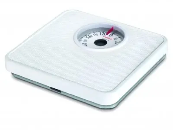 Soehnle TEMPO white / Analogová osobní váha / max. 130 kg / přesnost 1 kg (61098)