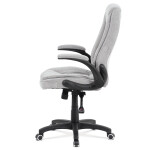 Kancelářské křeslo, synchronní mechanismus, stříbrná látka, KA-G303 SIL2