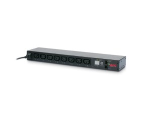 APC Rack PDU, Switched, 1U, 12A/208V, 10A/230V, (8)C13, IEC-320 C14 1.98m