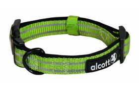 Alcott Adventure zelená - velikost L / reflexní obojek pro psy (AC-02448)