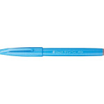 Popisovač Pentel Touch Brush - světle modrý
