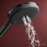 HANSGROHE - Raindance Alive Select S Sprchová hlavice, 3 proudy, EcoSmart, kartáčovaný černý chrom 24511340