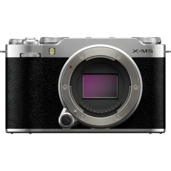 Fujifilm X-M5 stříbrná / Bezzrcadlový fotoaparát / tělo / X-Trans CMOS 4 / 26 Mpix / dotykový LCD / Wi-Fi (16900707)