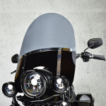 Harley Davidson Flstc Heritage Softail Classic 2018-2023 plexi štít - Lehce kouřové / 45 cm / Černá