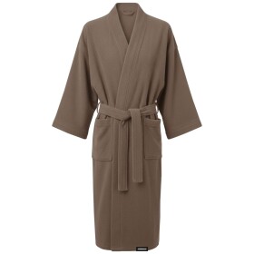 Humdakin Bavlněný froté župan Waldorf Velikost S/M, hnědá barva, textil