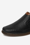 Polobotky Rieker 13459-00 Přírodní kůže (useň) - Lícová